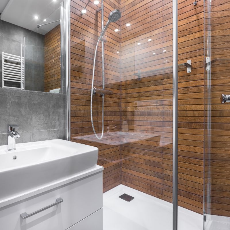 Wide Glass Shower Panels